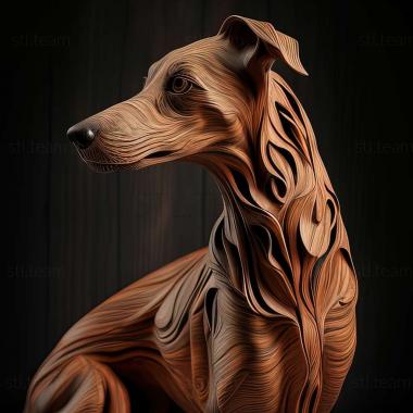 3D model Horthaya greyhound dog (STL)